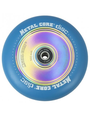 RUEDA METALCORE© DISC 100MM - AZUL FLUORESCENTE 1358