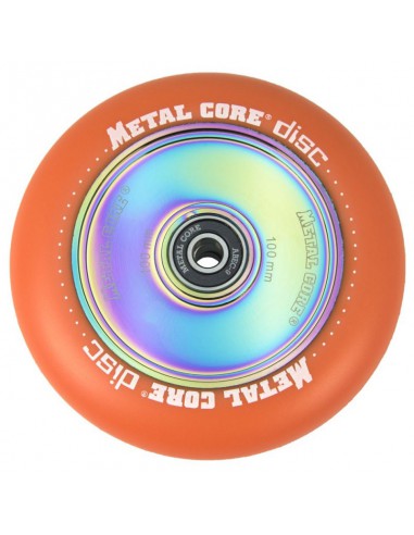 RUEDA METALCORE© DISC 100MM - NARANJA FLUORESCENTE1360