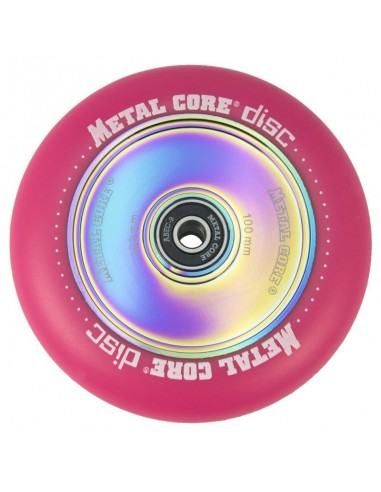 RUEDA METALCORE© DISC 100MM - ROSA FLUORESCENTE 1363