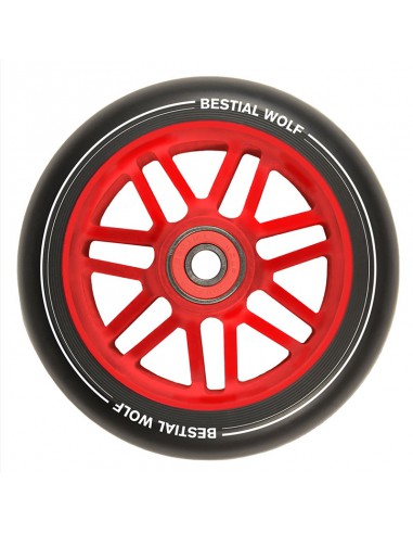 RUEDA BESTIAL WOLF SHIRE NEGRO/ROJO 110MM1412