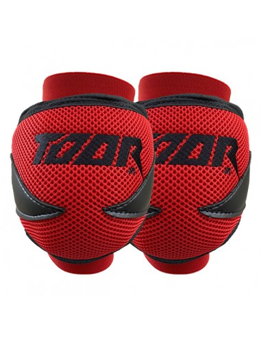 RODILLERAS TOOR LINE AIR ROJO NEGRO INFANTIL1766