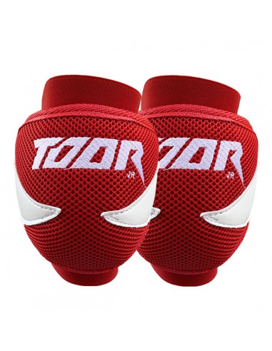 RODILLERAS TOOR LINE AIR ROJO BLANCO JUNIOR1788