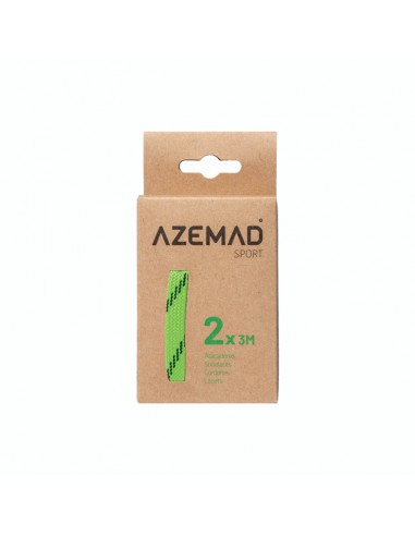 PAR CORDONES HOCKEY AZEMAD VERDE2489