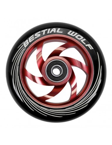 BESTIAL WOLF TWISTER RED 110MM WHEEL