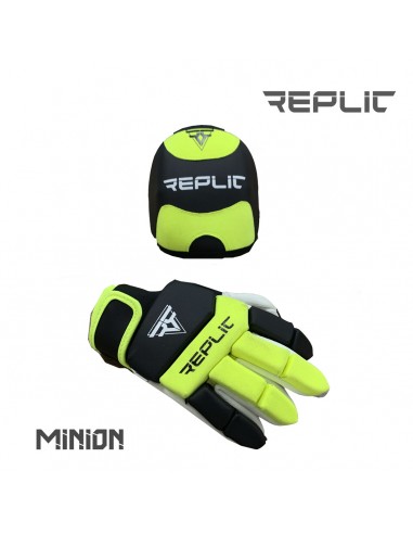 PACK REPLIC MINION GUANTS _ GENOLLERES GROC FLUOR 2XS3344