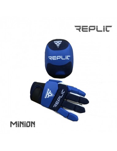 PACK REPLIC MINION GUANTS _ GENOLLERES BLAU 2XS3347