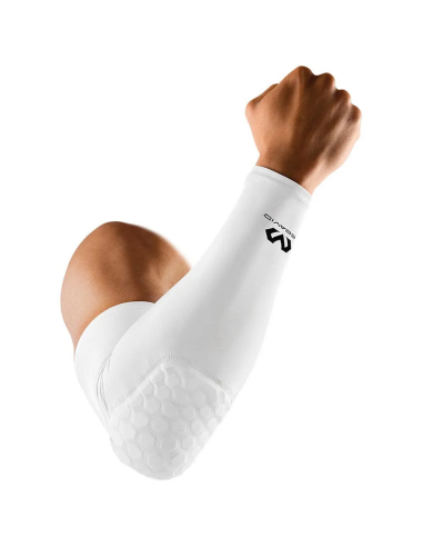 MCDAVID HEXAPAD POWER SHOOTER ARM SLEEVE WHITE 6500R4036