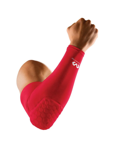 MCDAVID HEXAPAD POWER SHOOTER ARM SLEEVE RED 6500R4038