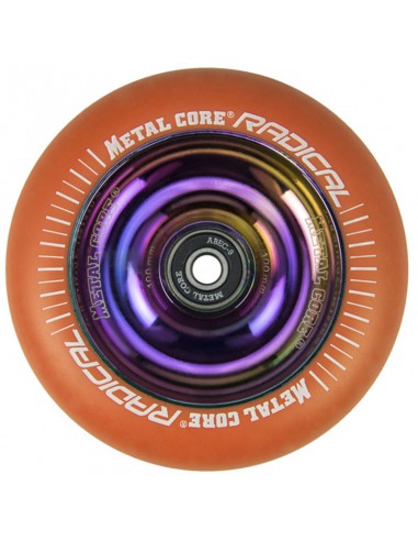 RUEDA METALCORE© 100MM - NARANJA / RAINBOW FLUORESCENTE 635